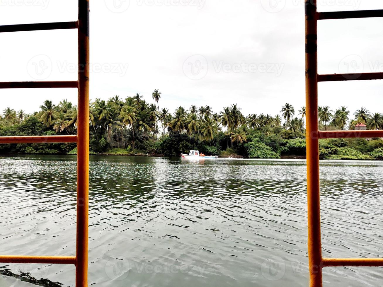 A magnificent view of a beautiful island in india photo