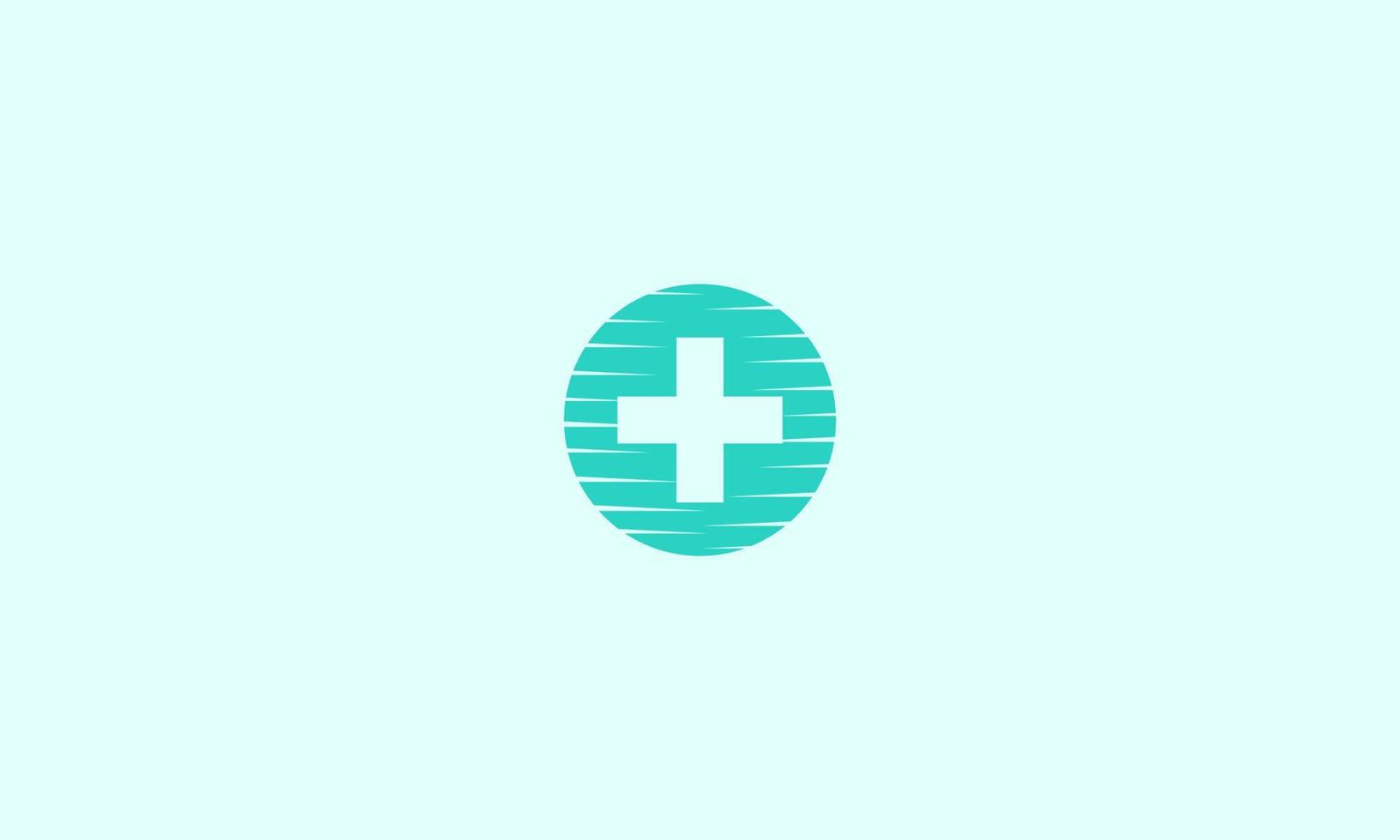 Plus sign logo template. Medical healthcare hospital Icon vector