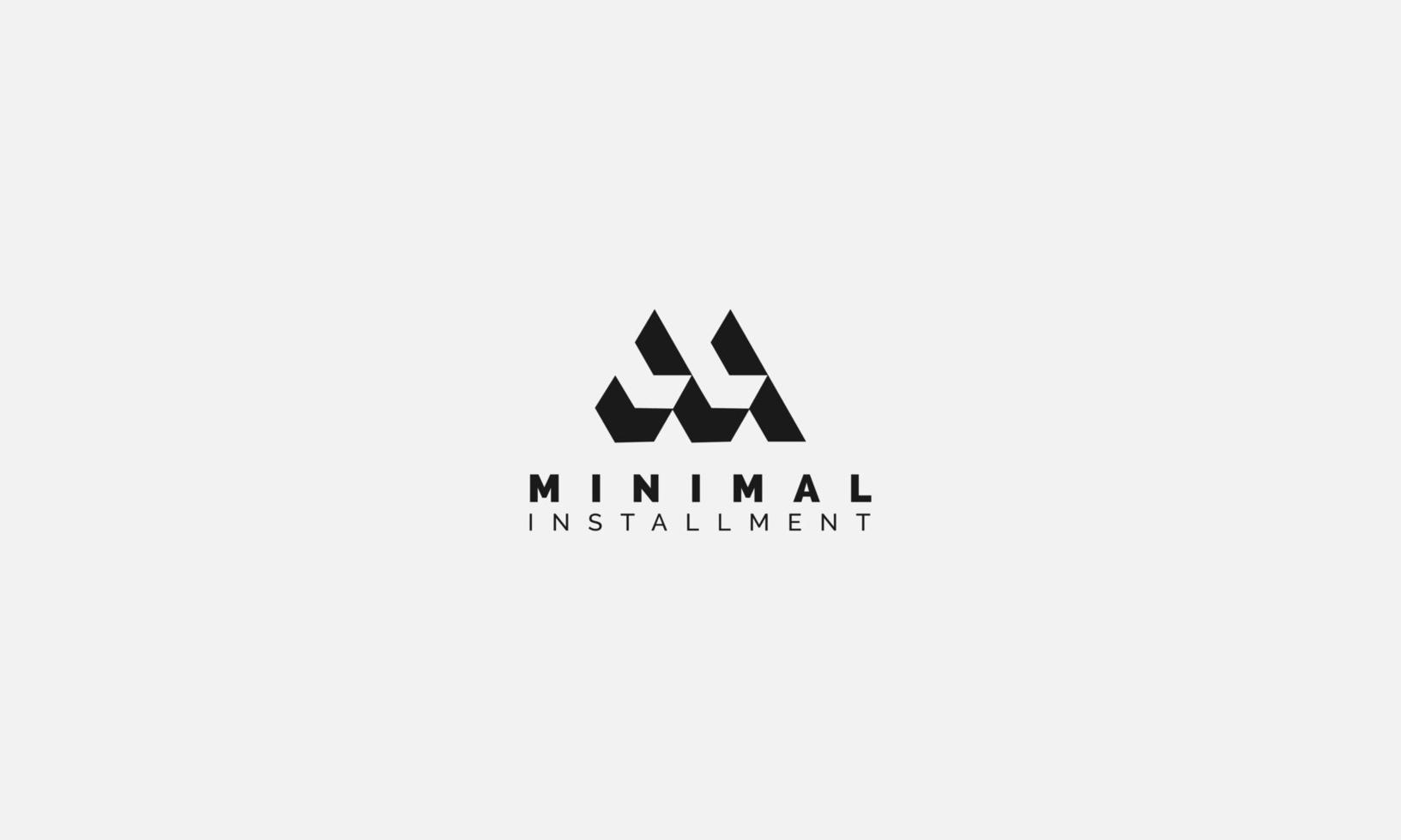 Letter M line logo design. Linear creative minimal monochrome monogram symbol vector