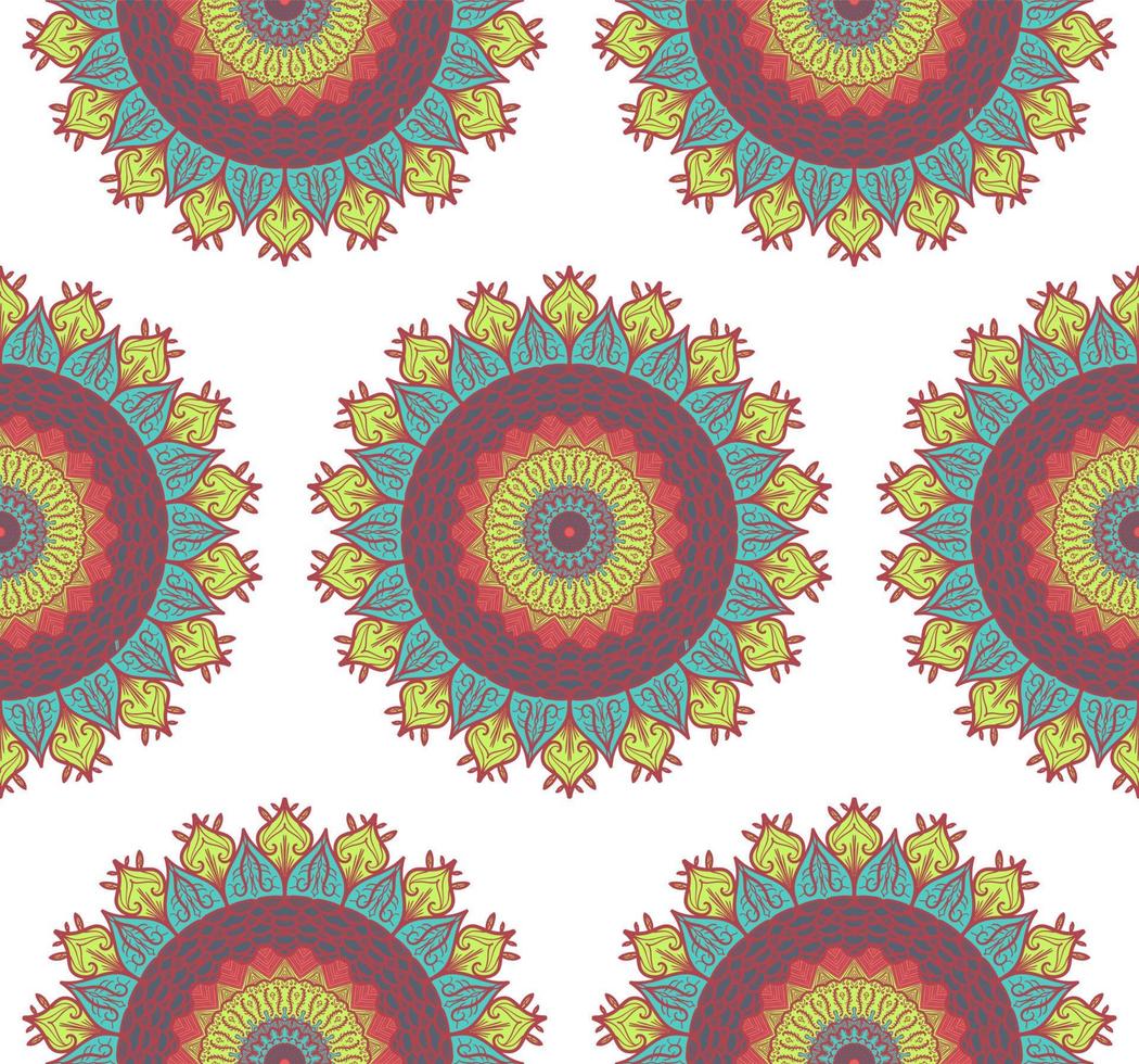 Mandala Seamless Pattern vector