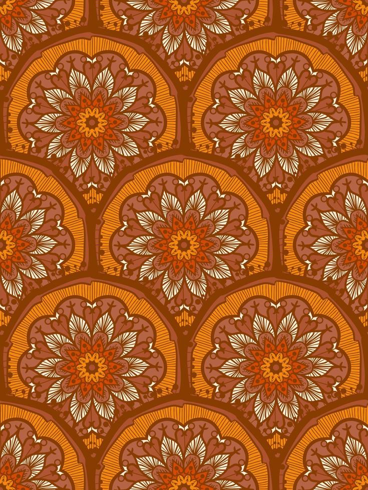 Mandala Seamless Pattern vector