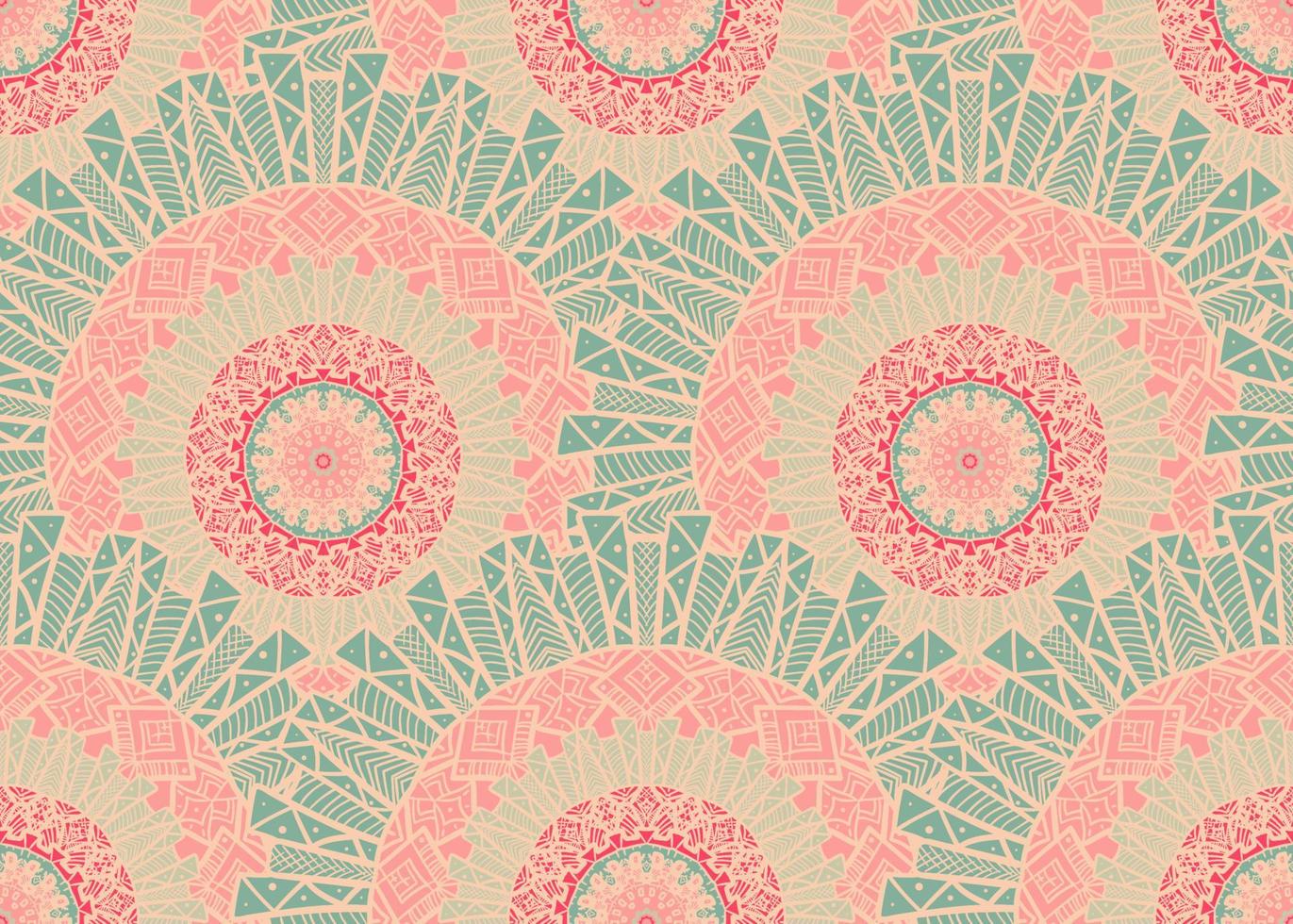 Mandala Seamless Pattern vector