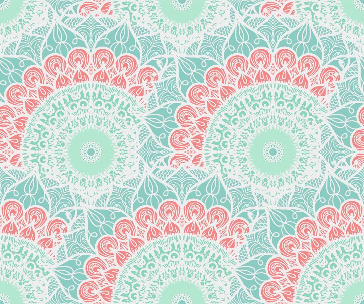 Mandala Seamless Pattern vector