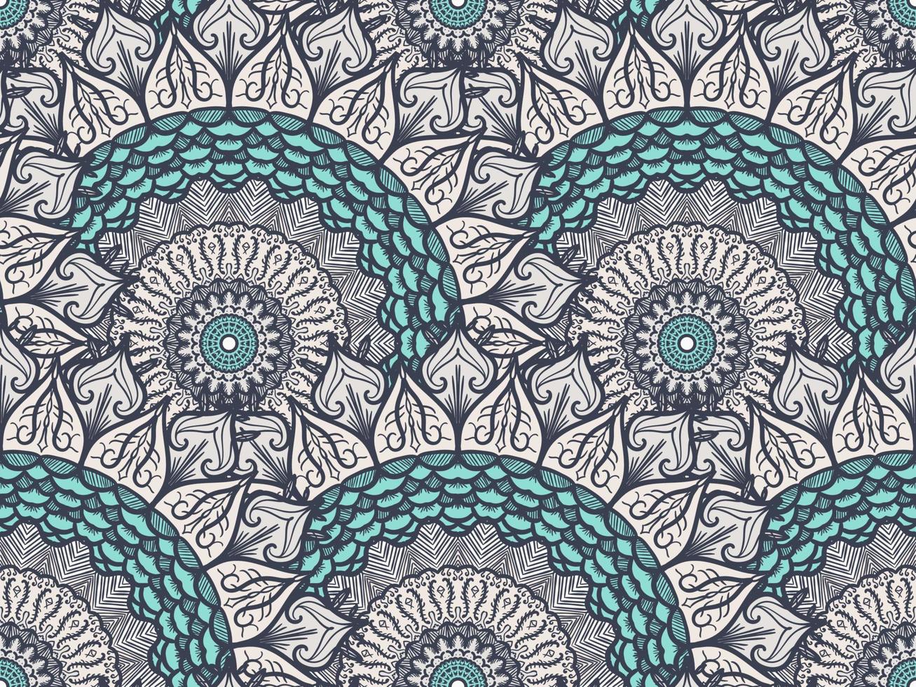 Mandala Seamless Pattern vector
