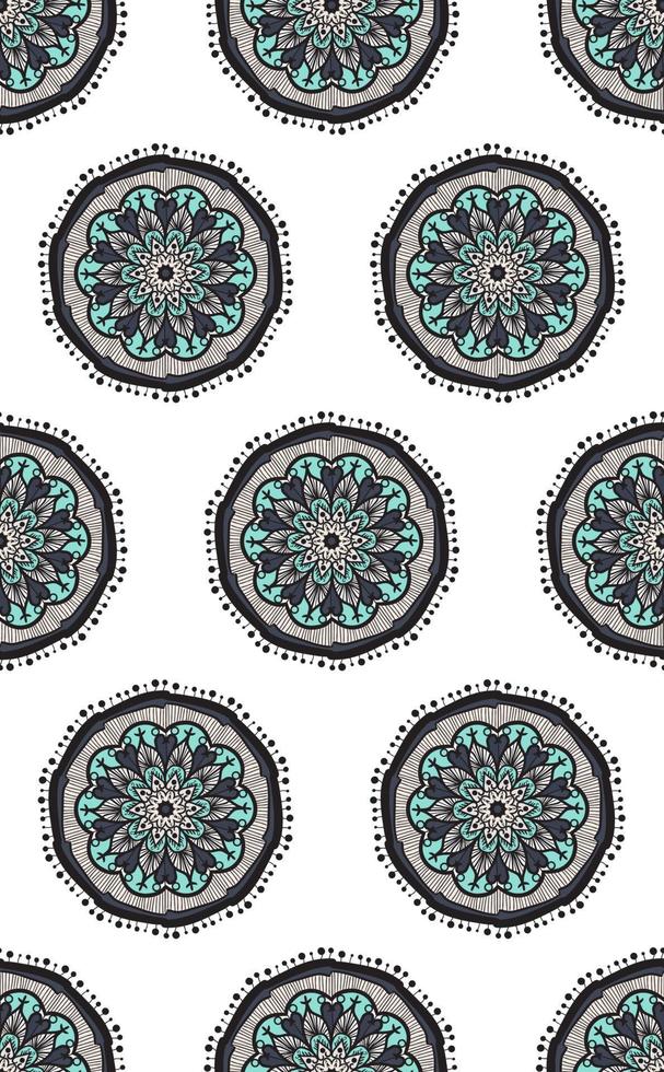 Mandala Seamless Pattern vector
