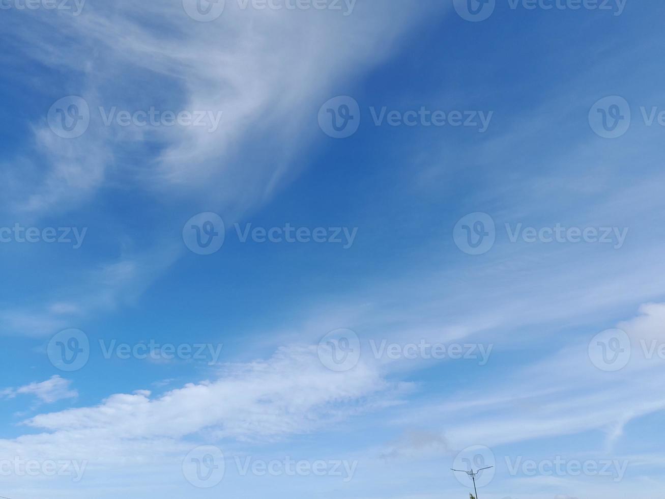 Natural sky beautiful blue and white texture background. photo