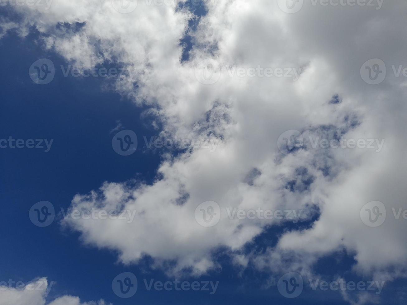 Natural sky beautiful blue and white texture background. photo