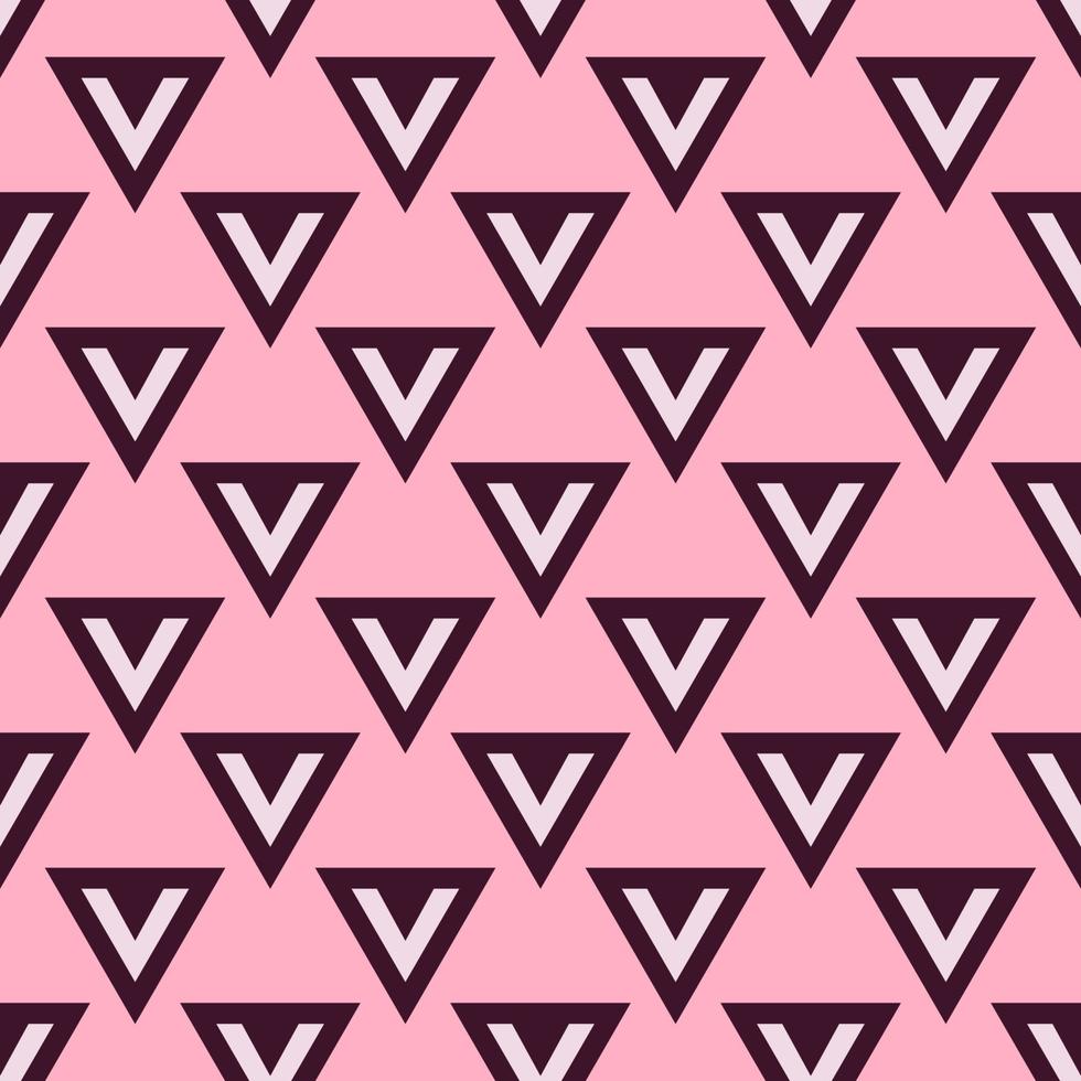 Vector seamless pattern of small white brown triangles for websites, textile, wrappers, wallpapers