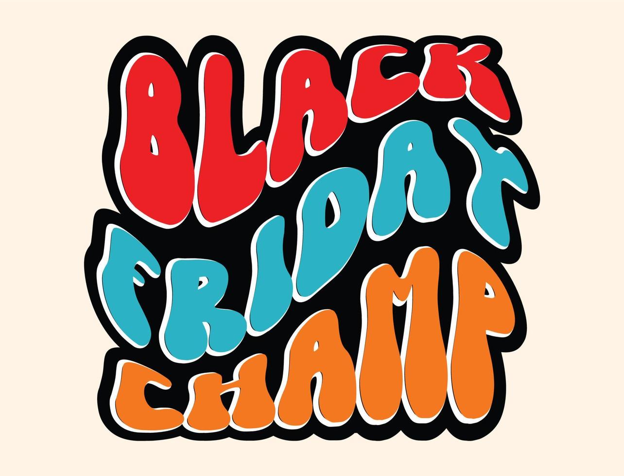 Black friday t-shirt design vector