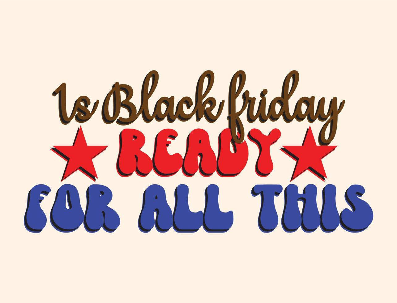 Black friday t-shirt design vector