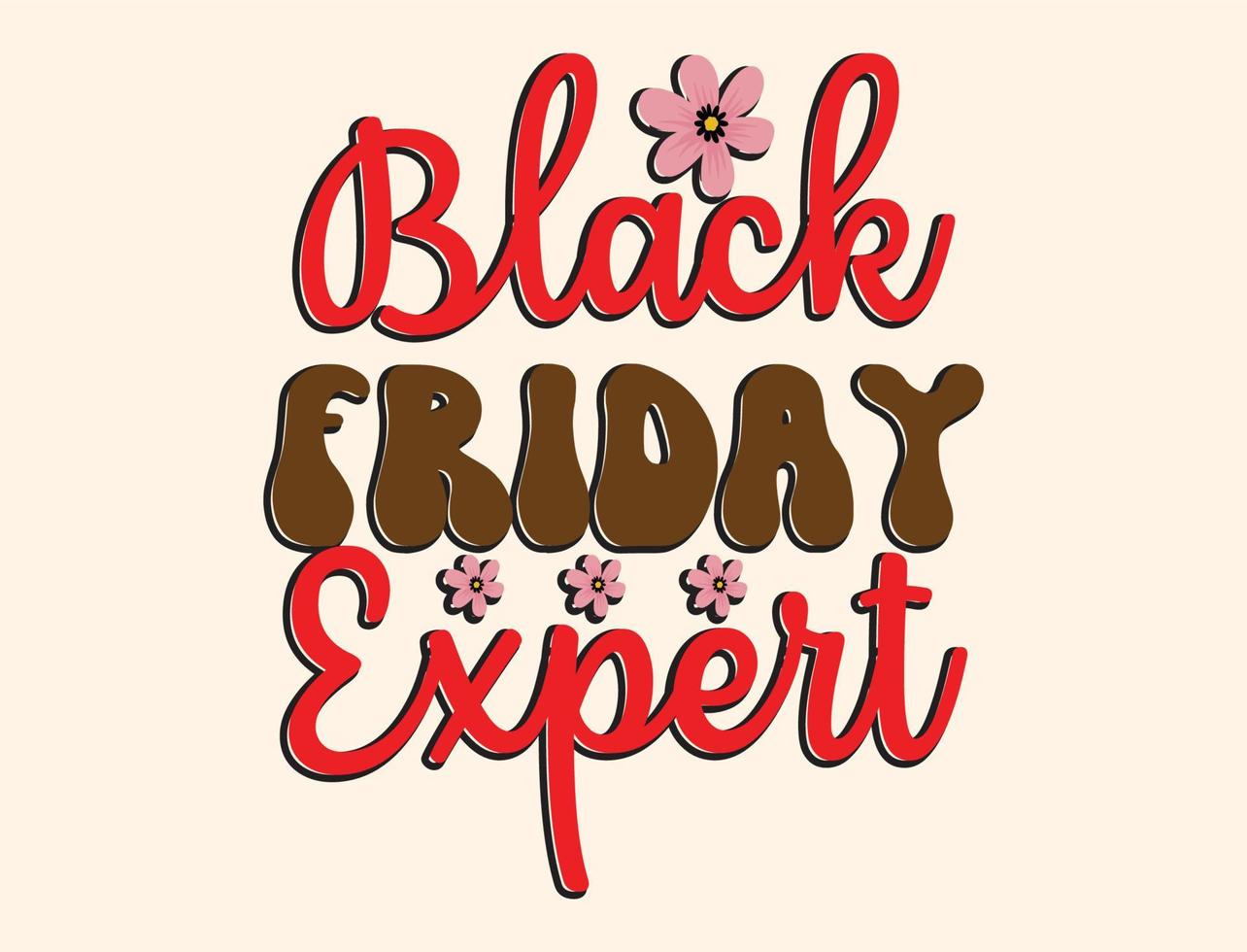 Black friday t-shirt design vector