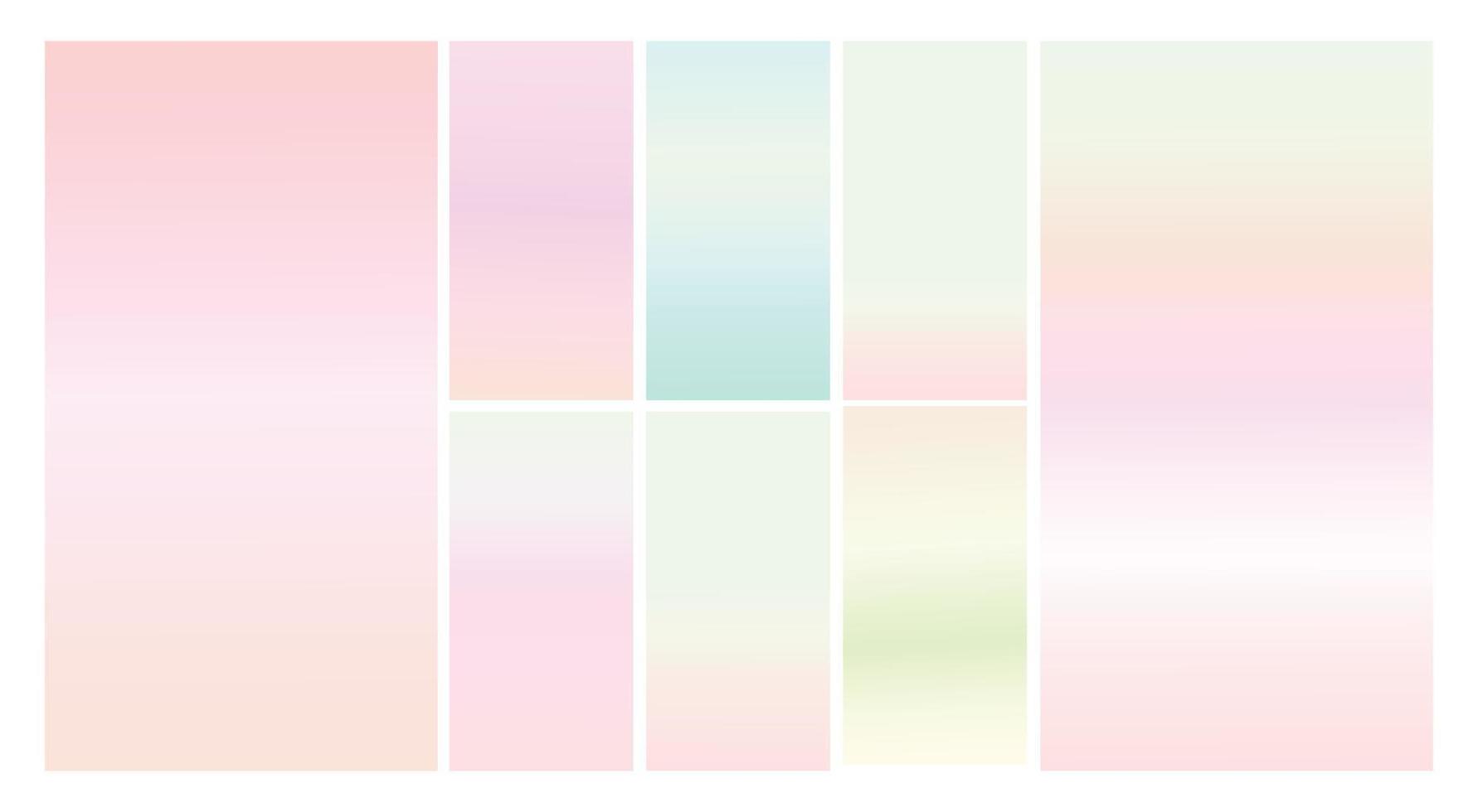 Modern Screen vector multicolor pastel gradient Background. Vibrant smooth soft color gradient for Mobile Apps, background Design. Bright Soft Color Gradient for mobile apps.