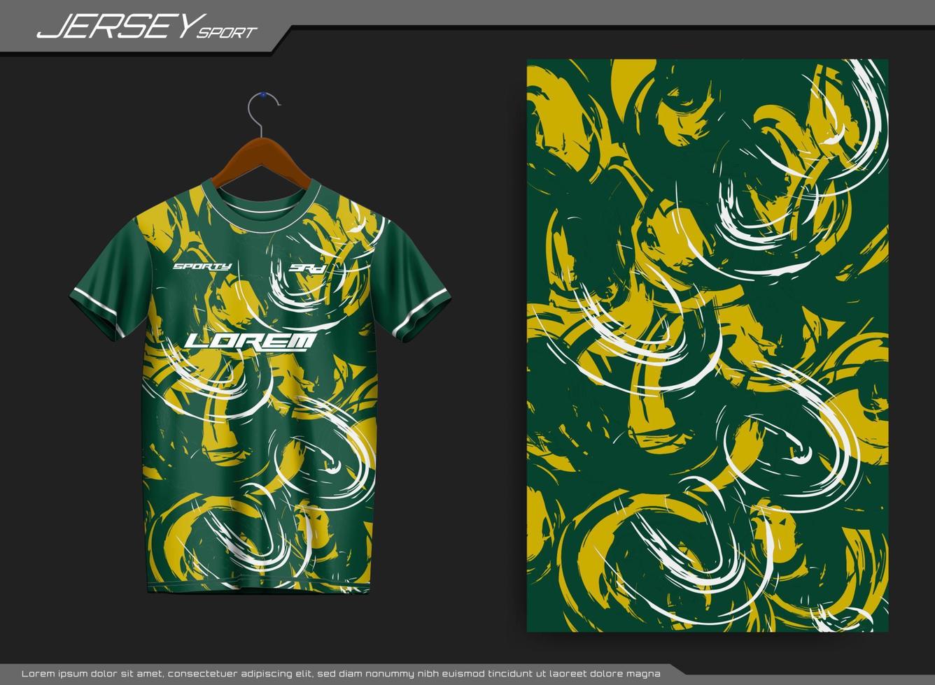 Jersey sports t-shirt. Soccer jersey mockup for soccer club. Suitable for jersey, background, poster, etc. vector