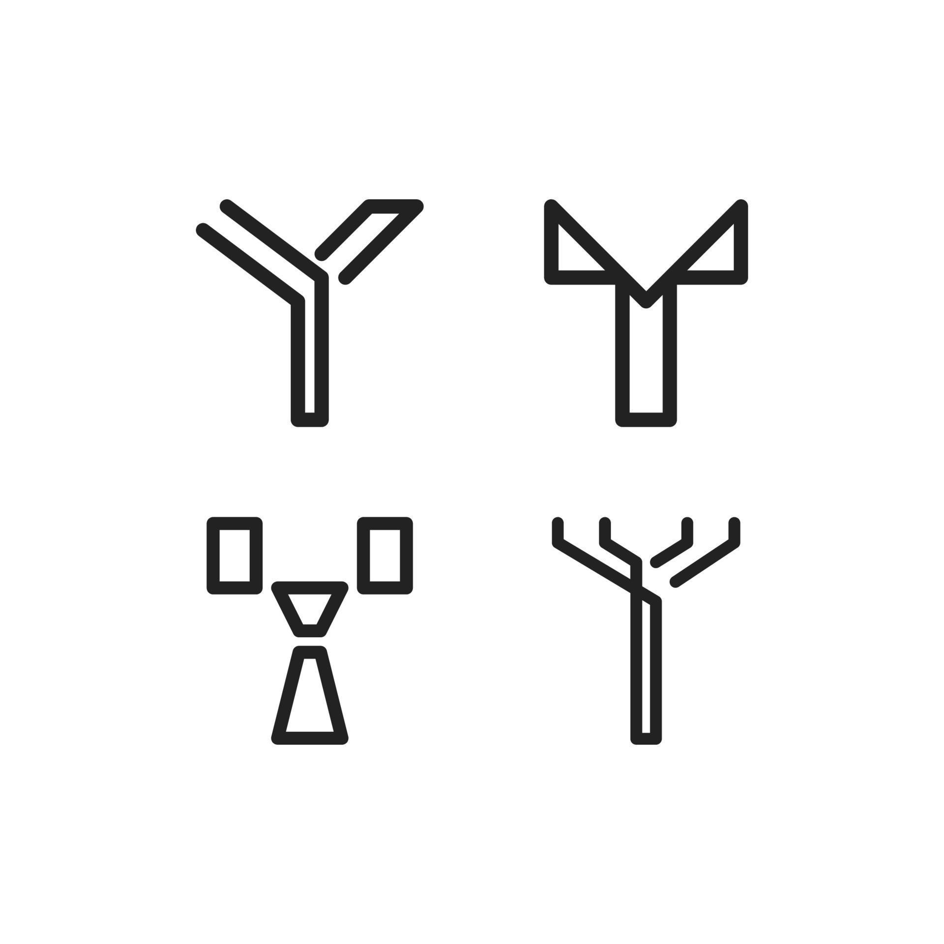 Set of Logo Designs Starting With the Letter Y, Suitable for People’s