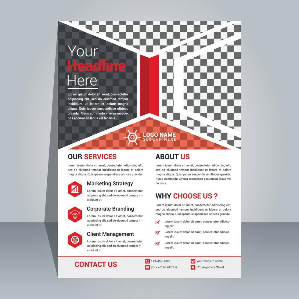 Corporate And Creative Flyer Design Template, Modern And Professional Flyer Design, Simple And Minimal Flyer Template, Flyer Design Template vector