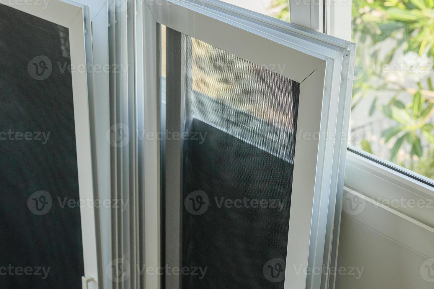 Mosquito net window screens protection against insect photo