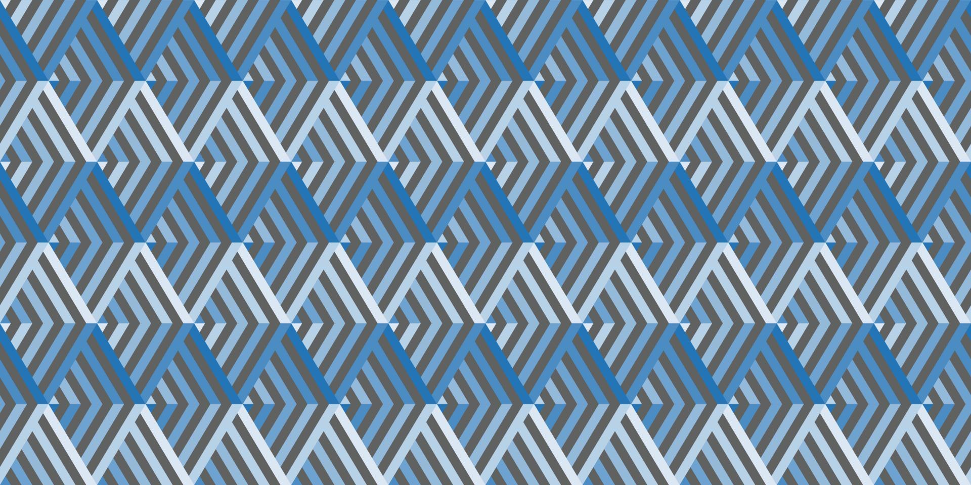 fondo degradado de color geométrico azul abstracto. forma básica vectorial de una línea repetitiva o un triángulo. patrón de fondo con el concepto de tecnología digital de alta tecnología, simple, moderno y futurista. vector