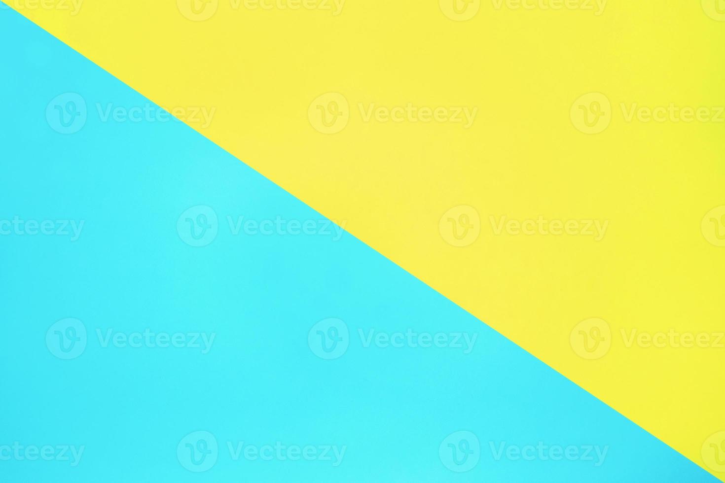 blue and yellow pastel color paper texture top view minimal flat lay background photo