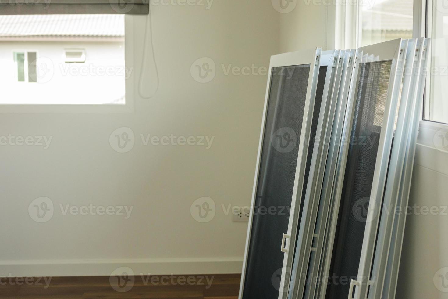 Mosquito net window screens protection against insect photo