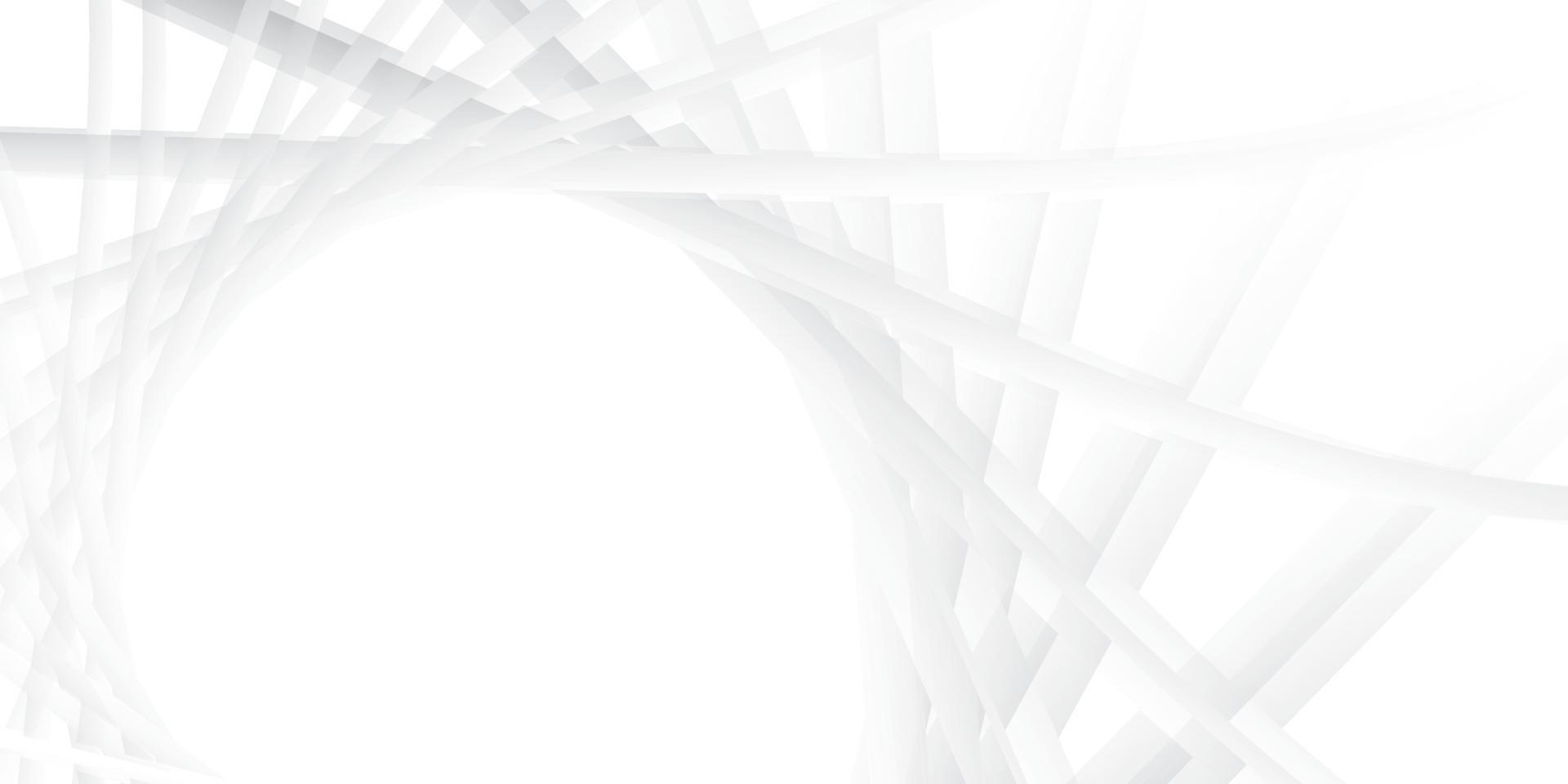 Abstract  white and gray color, modern design background with geometric shape, weave pattern. Vector illustration.