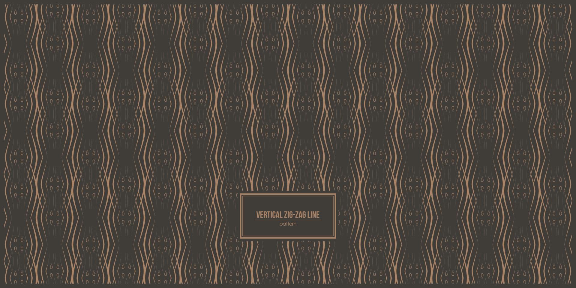 unique vertical zig zag line pattern vector