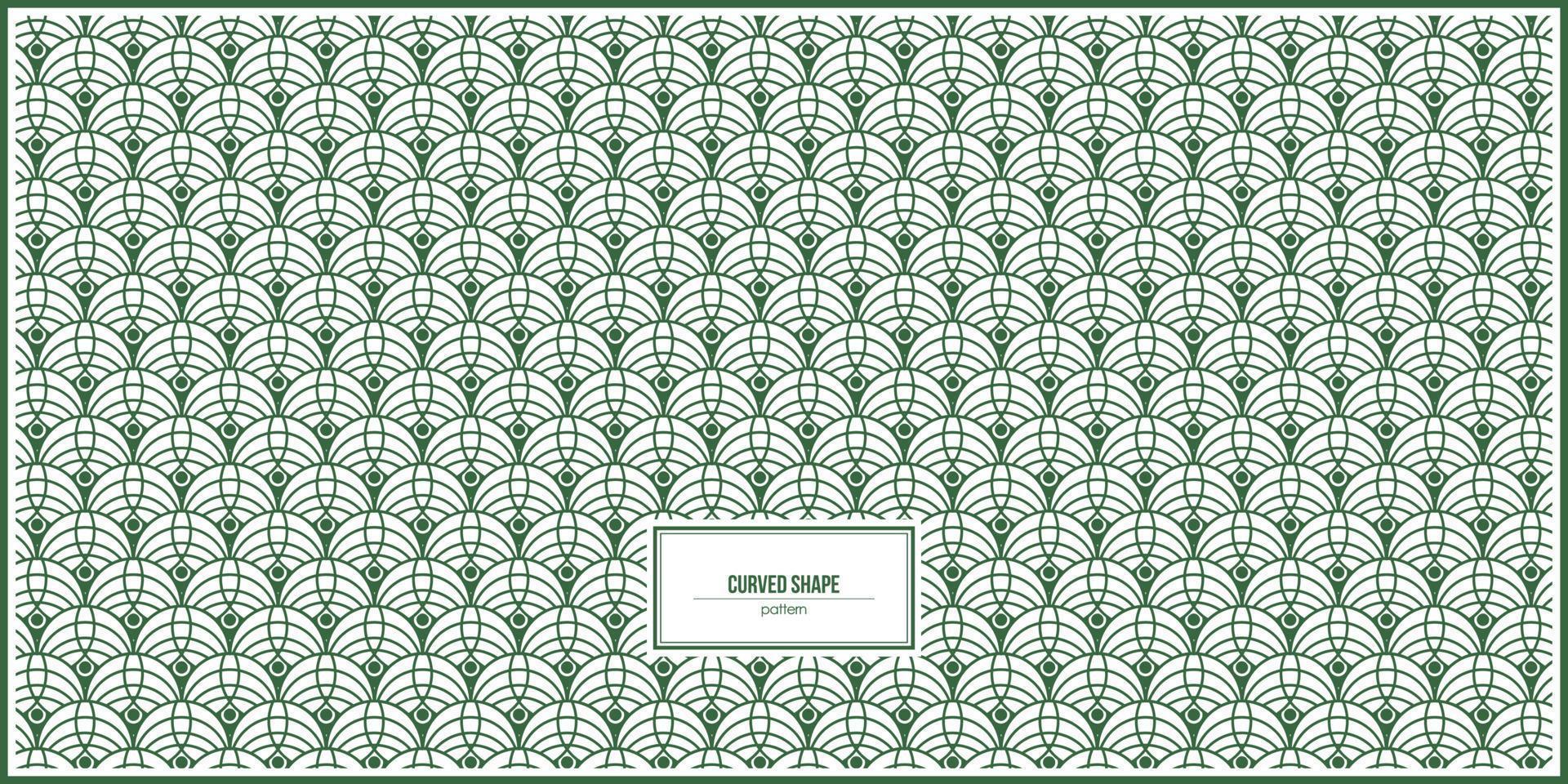 Unique curved pattern with a small circle in the middle vector