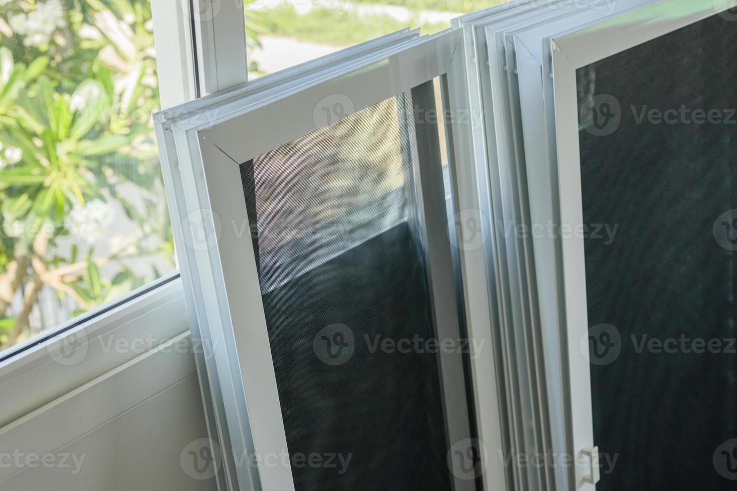 Mosquito net window screens protection against insect photo