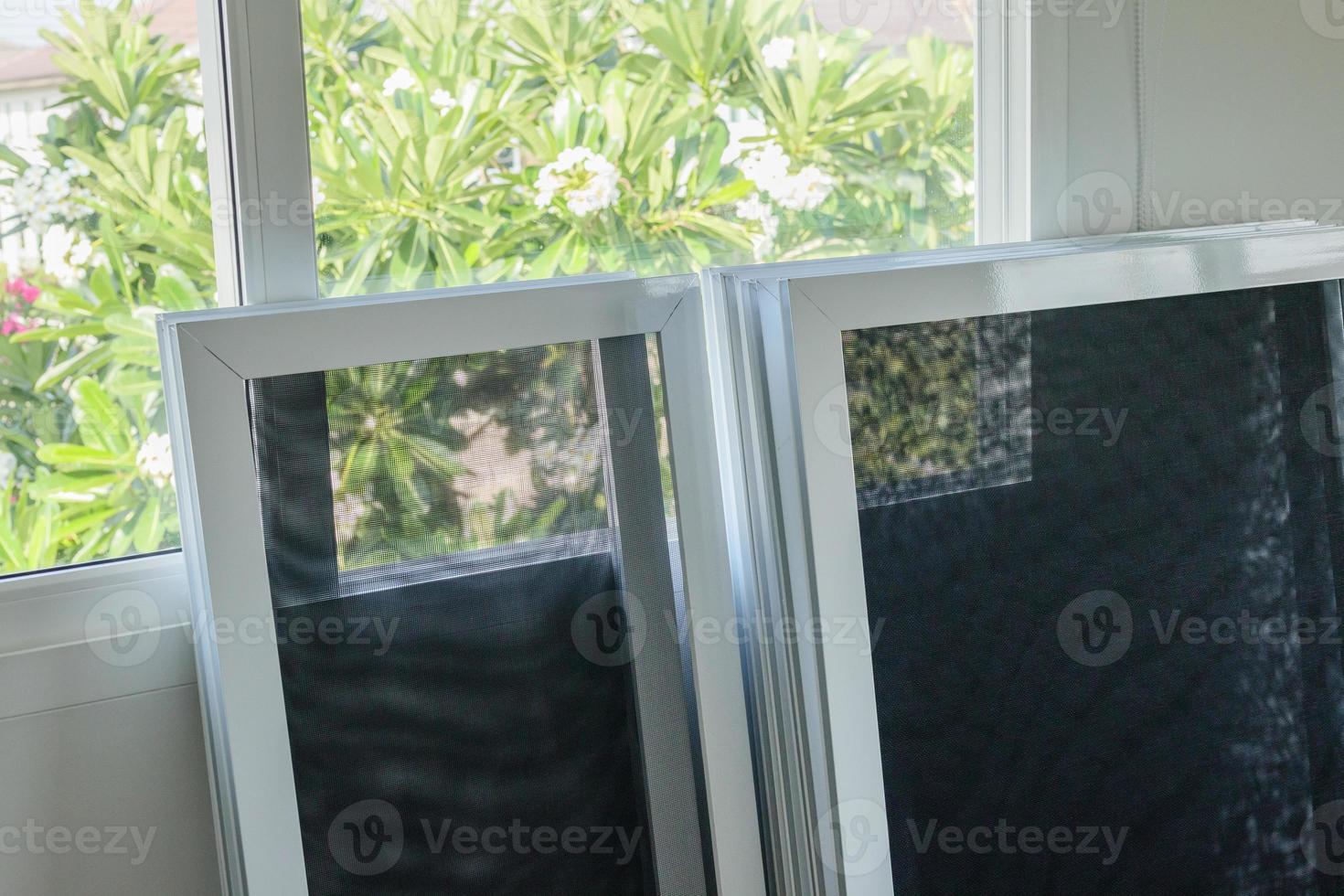 Mosquito net window screens protection against insect photo