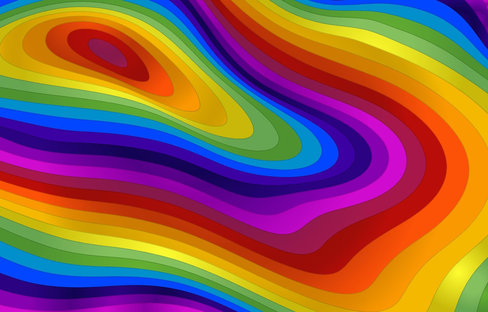 Wave Rainbow Background 12802310 Vector Art at Vecteezy