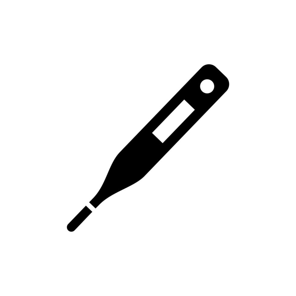 Electronic thermometer  icon vector