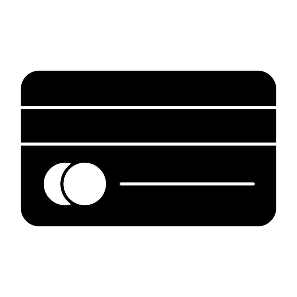 icono de diseño moderno de tarjeta de cajero automático vector