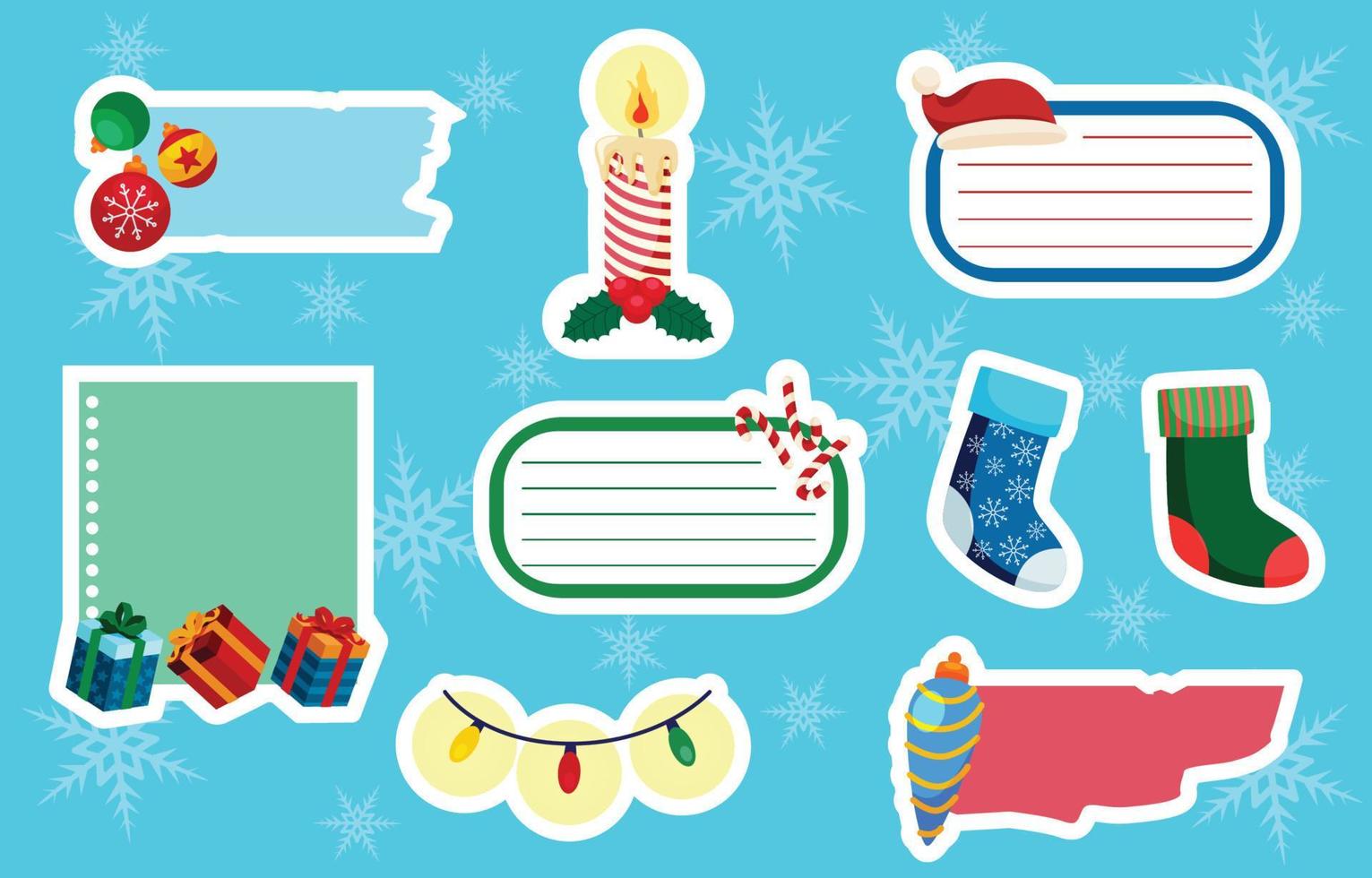 Jolly Christmas Journal vector