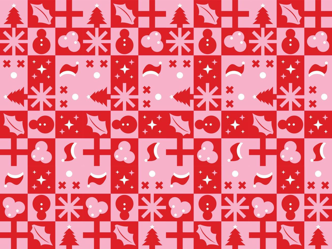 christmas geometric background pattern seamless abstract vector template holiday ornament winter art