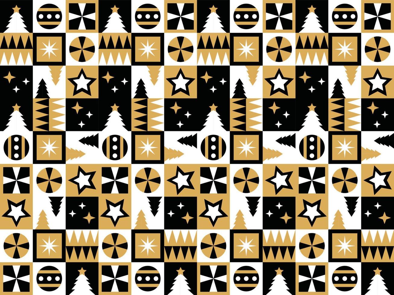 patrón de fondo geométrico de navidad plantilla de vector abstracto sin costura ornamento de vacaciones arte de invierno