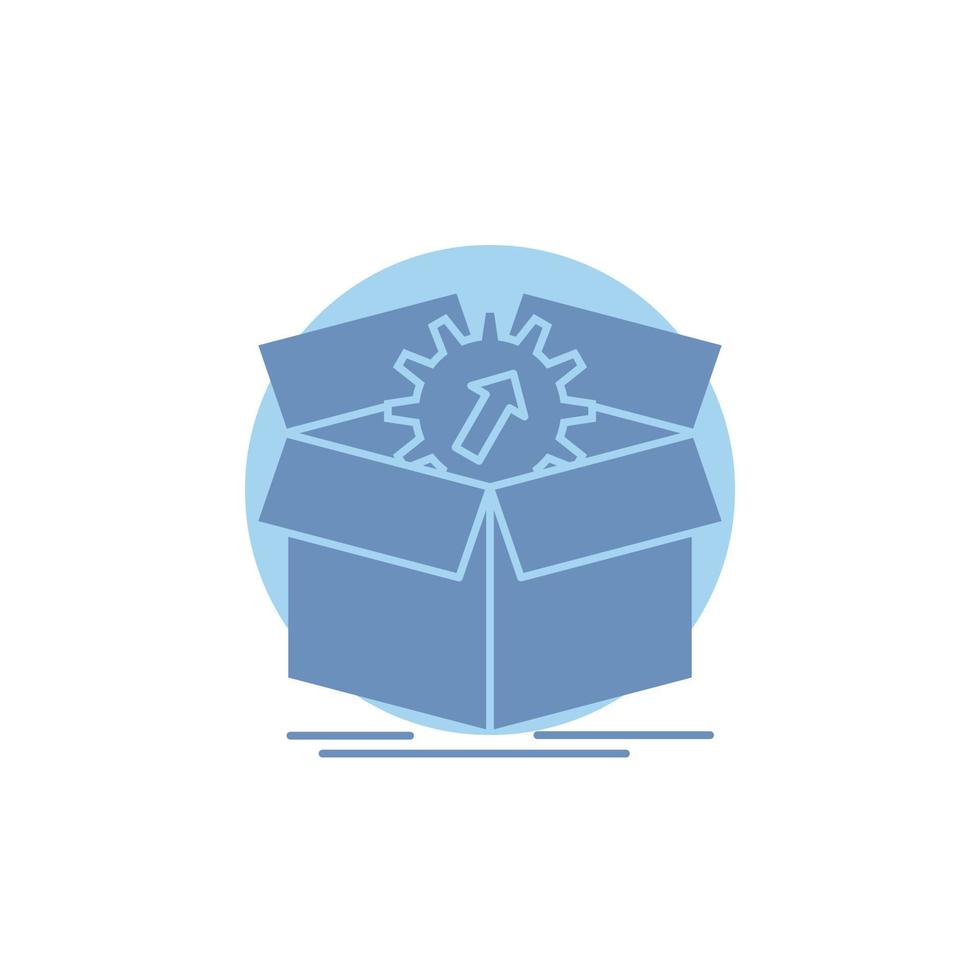 upload, performance, productivity, progress, work Glyph Icon. vector