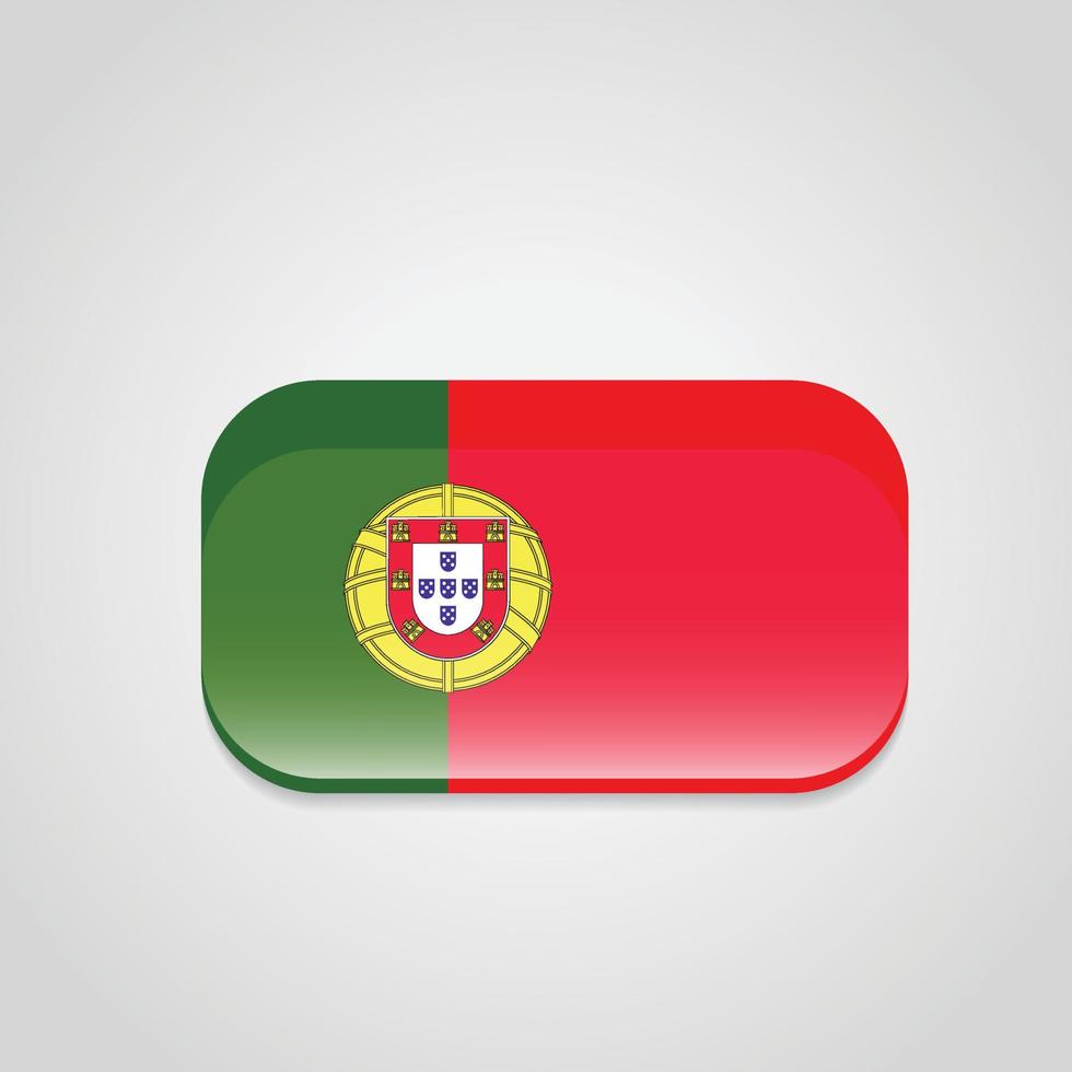 Portugal Flag Design Vector