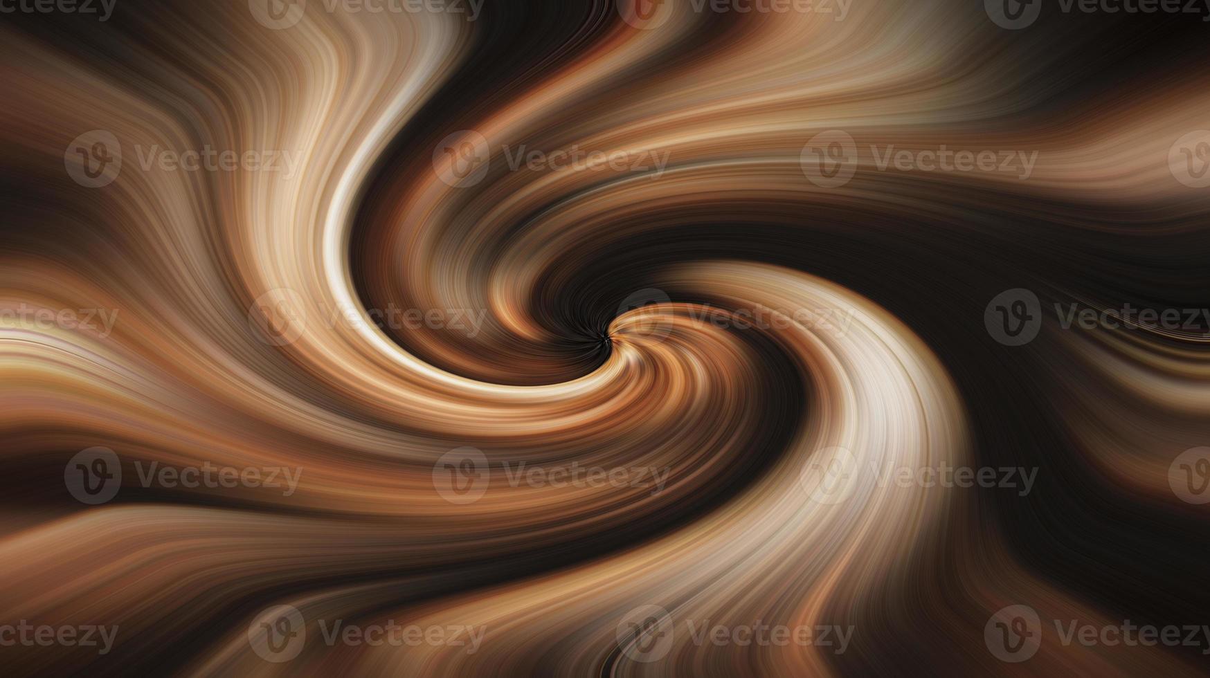 Abstract brown spiral background. Can be used as wallpaper. photo