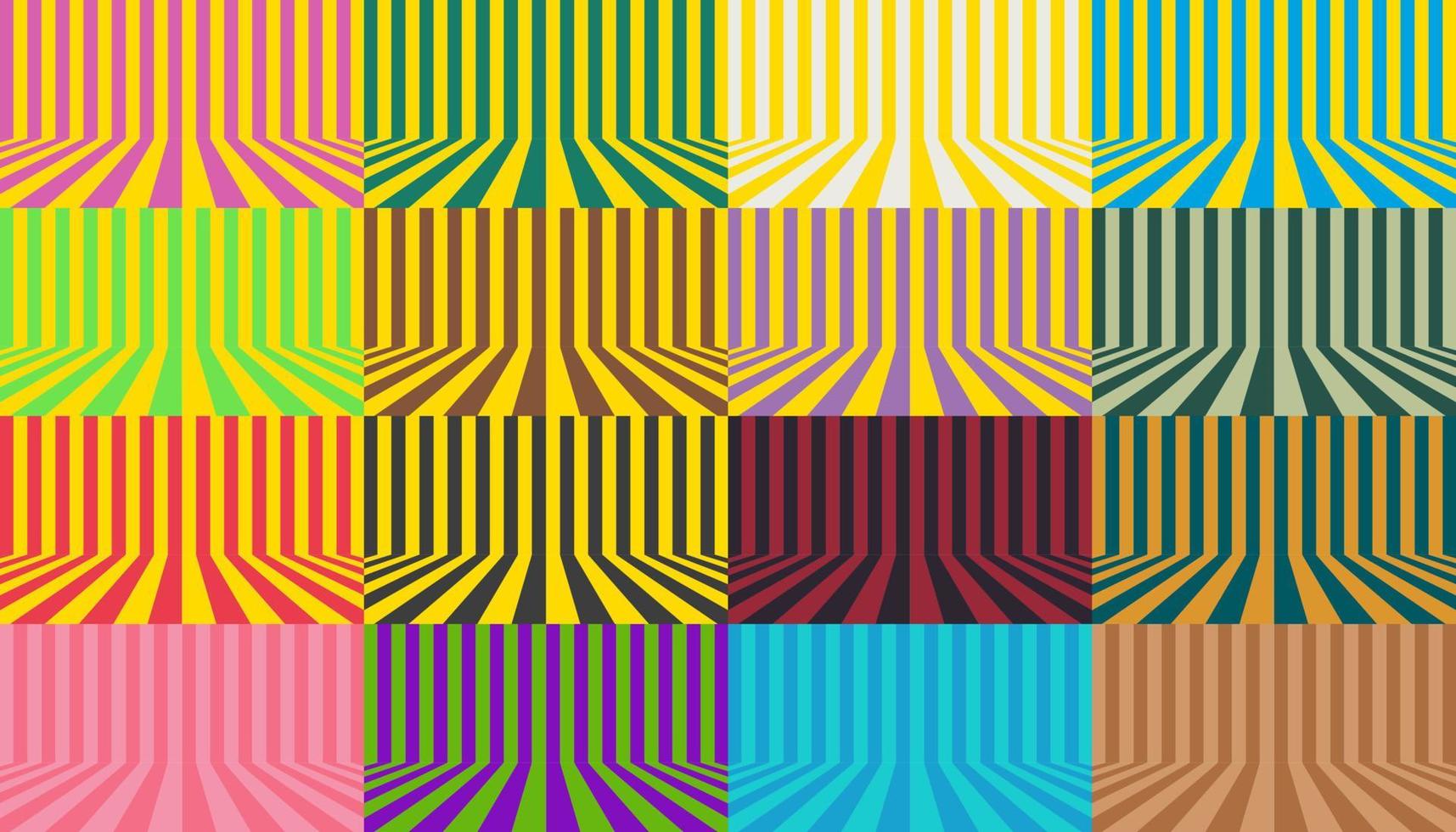 Multicolored backgrounds swirl in a circle in abstract form wallpaper and used to assemble various designs vector
