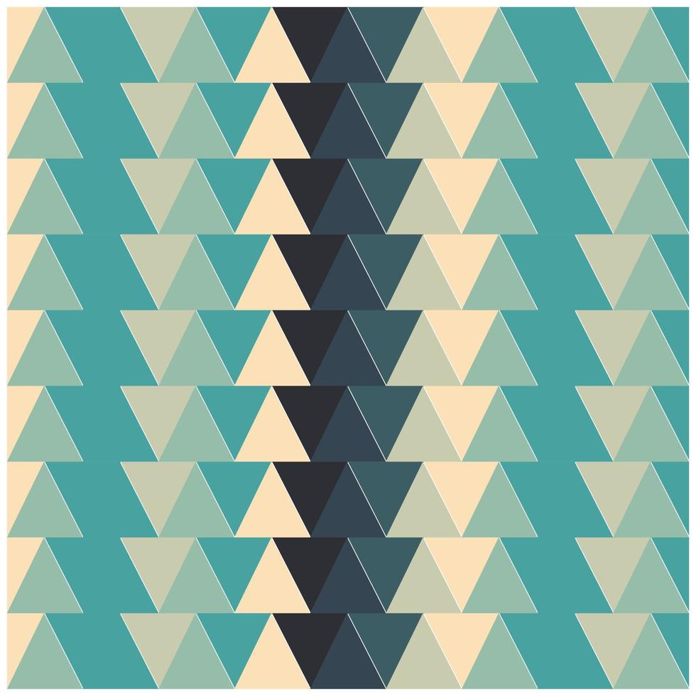 fondo de pantalla de triángulos repetidos. diseño de fondo de textura con patrón geométrico en color sombreado. Fondo de pantalla simple y plano único. serie de fondo de textura vector