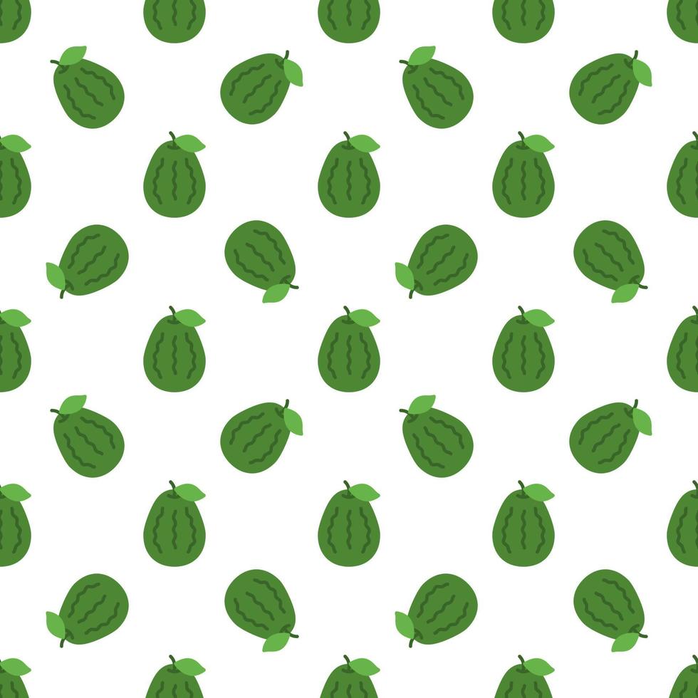 Cartoon avocado seamless pattern background. vector