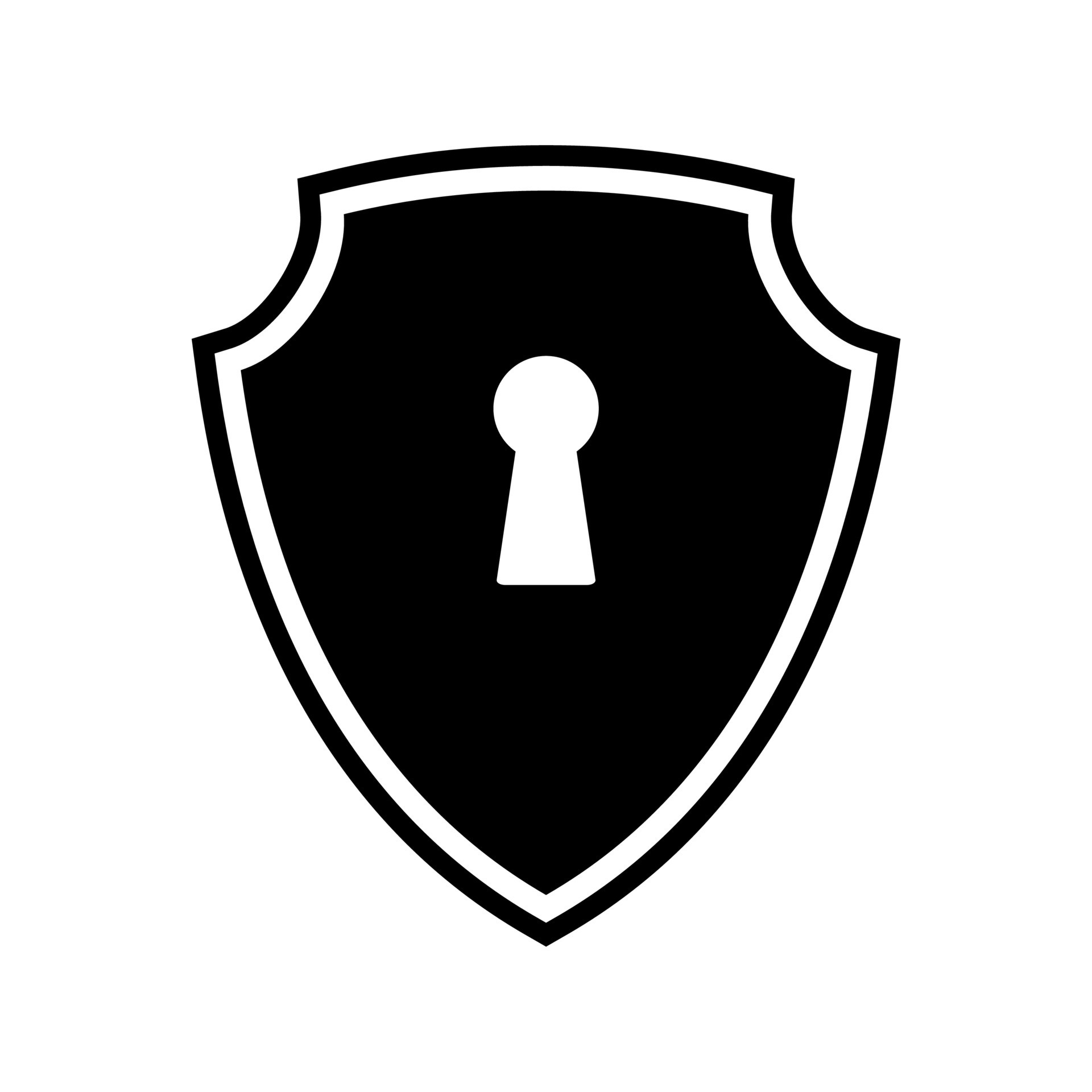shield lock flat icon 12804758 Vector Art at Vecteezy