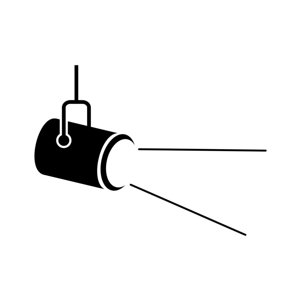 spotlight flat icon vector