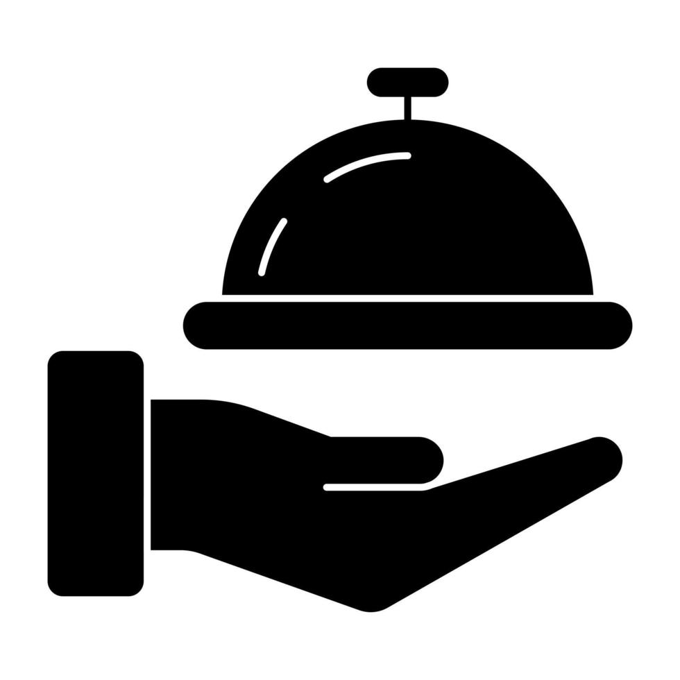 Trendy design icon of food service vector