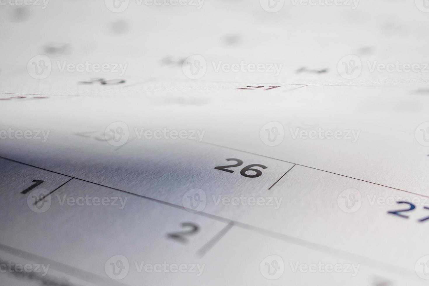 calendar page flipping sheet close up background photo