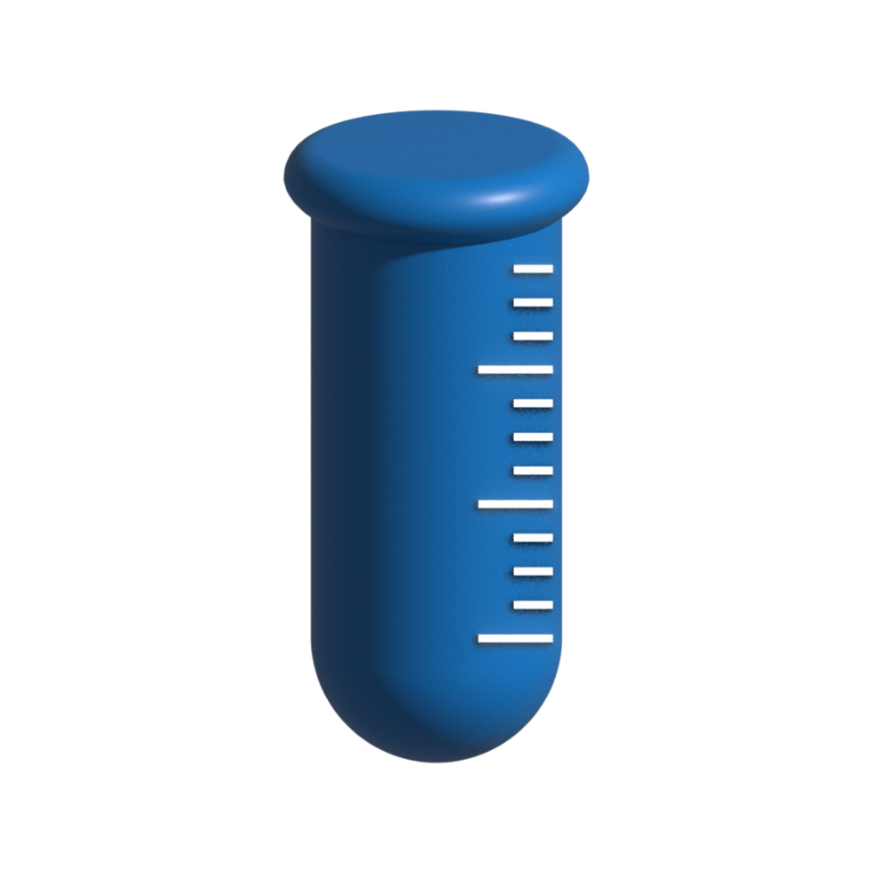 flask 3d object illustration rendering icon isolated png