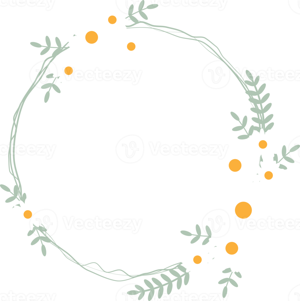 süßer flacher weißer gänseblümchenblumenkranzrahmen png