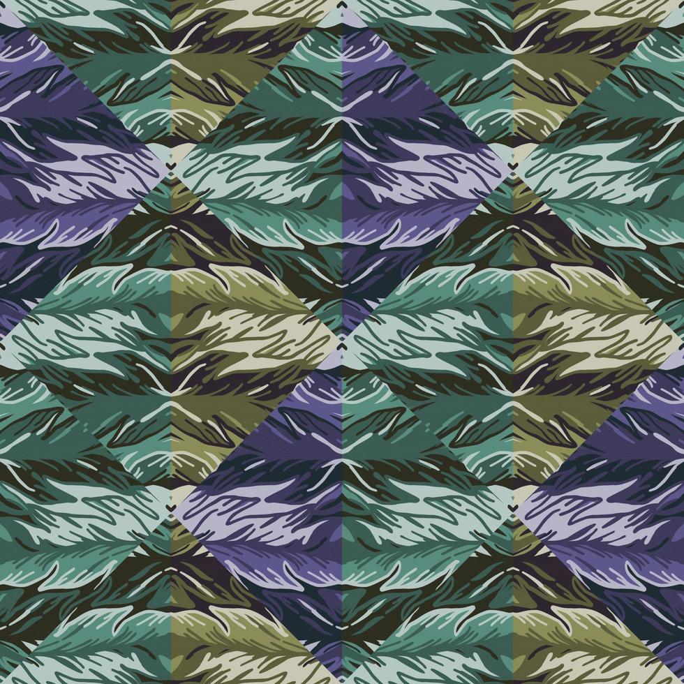 patrón sin costuras de mosaico tribal abstracto. azulejo étnico geométrico creativo. vector