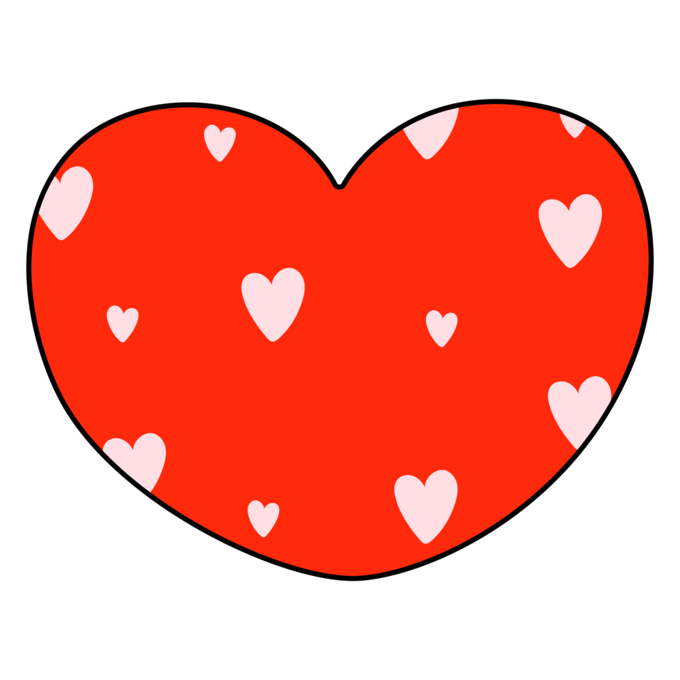 cuore San Valentino giorno pieno clipart, amore png