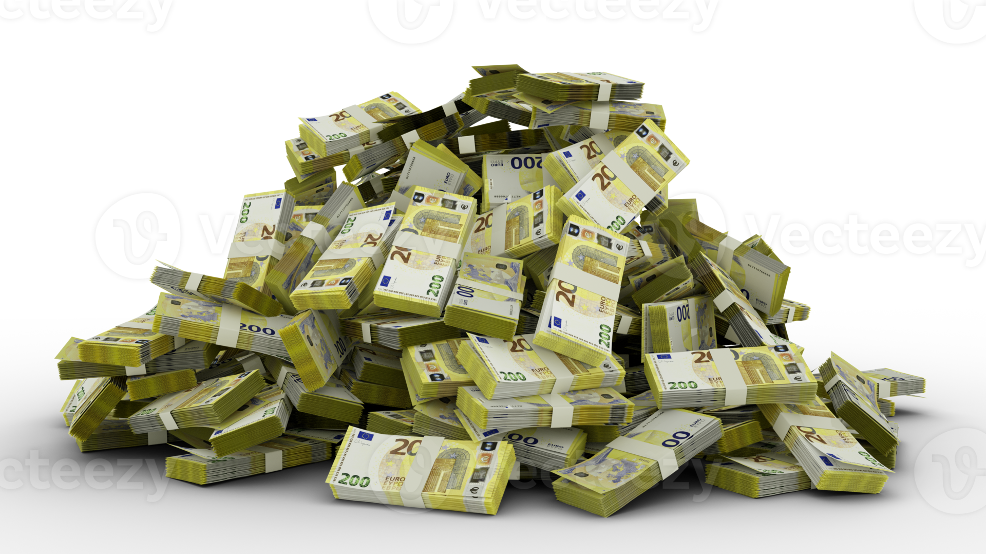 big-pile-of-euro-notes-a-lot-of-money-over-transparent-background-3d