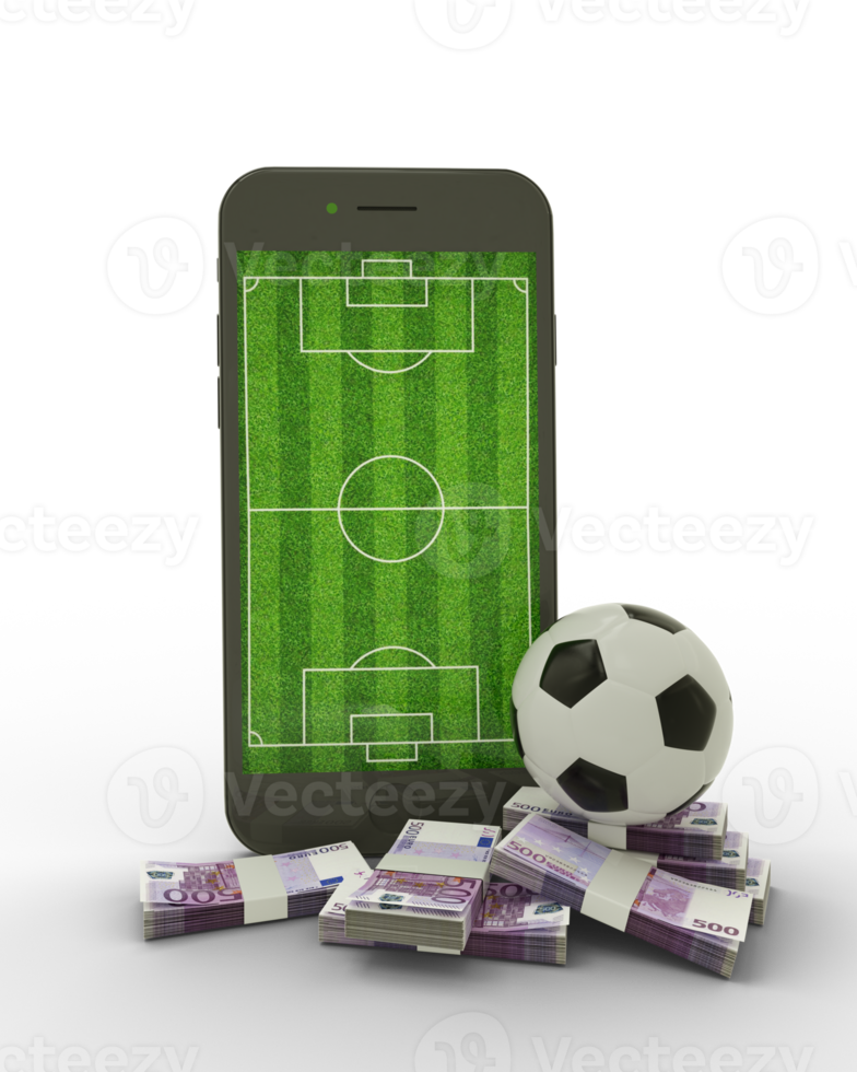 Conceito De Apostas De Futebol Online Tela Vazia De Smartphone E Bola  Clássica De Futebol Isolada Em Fundo Cinza. Jogo Desportivo Imagem de Stock  - Imagem de anunciar, objetivo: 176227973